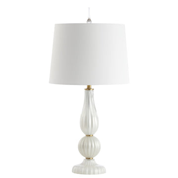 Maddie 28" Glass/Metal LED Table Lamp - JONATHAN Y